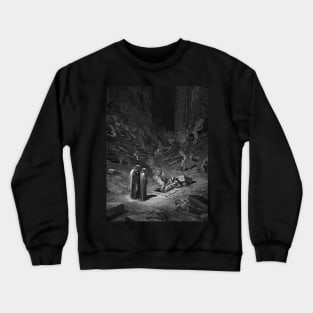 High Resolution Gustave Doré Illustration Arch-Heretic Farinata Crewneck Sweatshirt